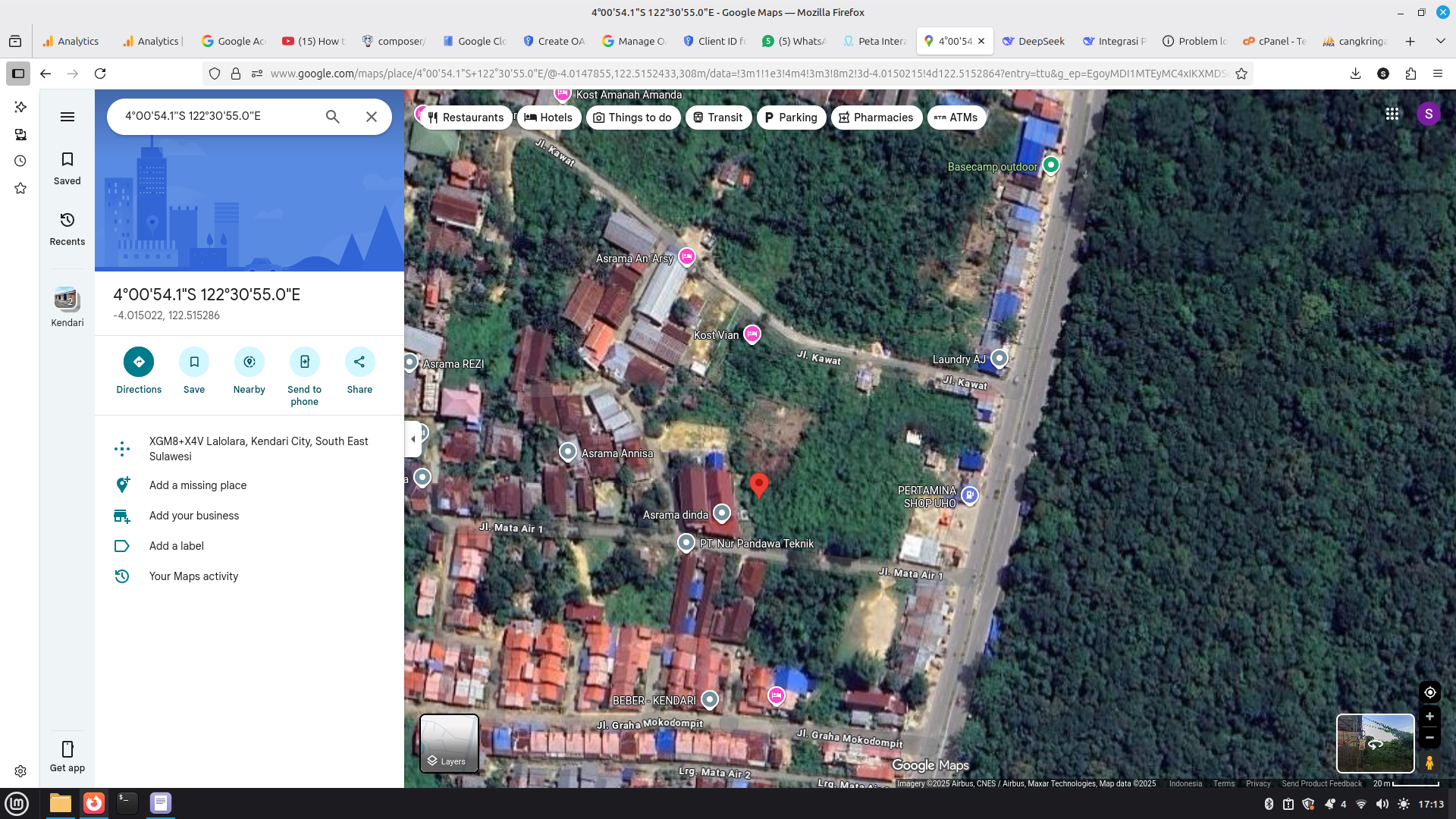 Tanah Strategis Depan Kampus UHO