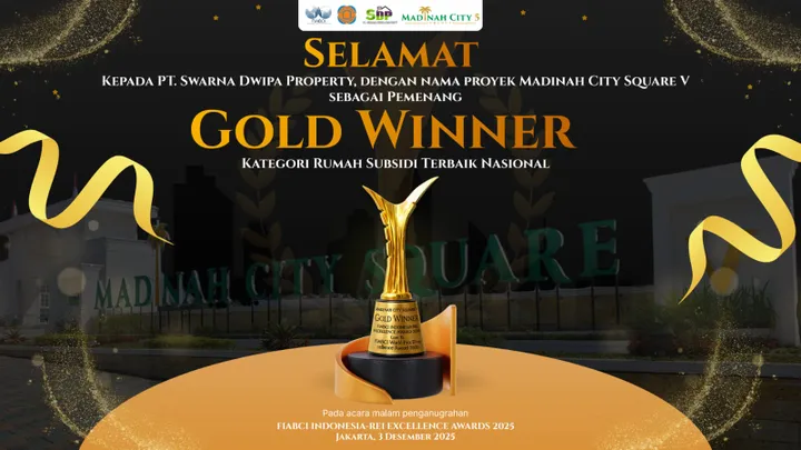 PT Swarna Dwipa Property Raih Gold Winner FIABCI-REI 2025